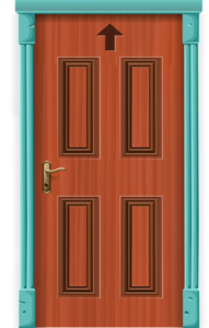 דלתות כניסה מעץ מלא